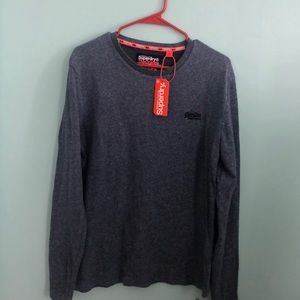 Men’s Superdry Blue Longsleeve Tee